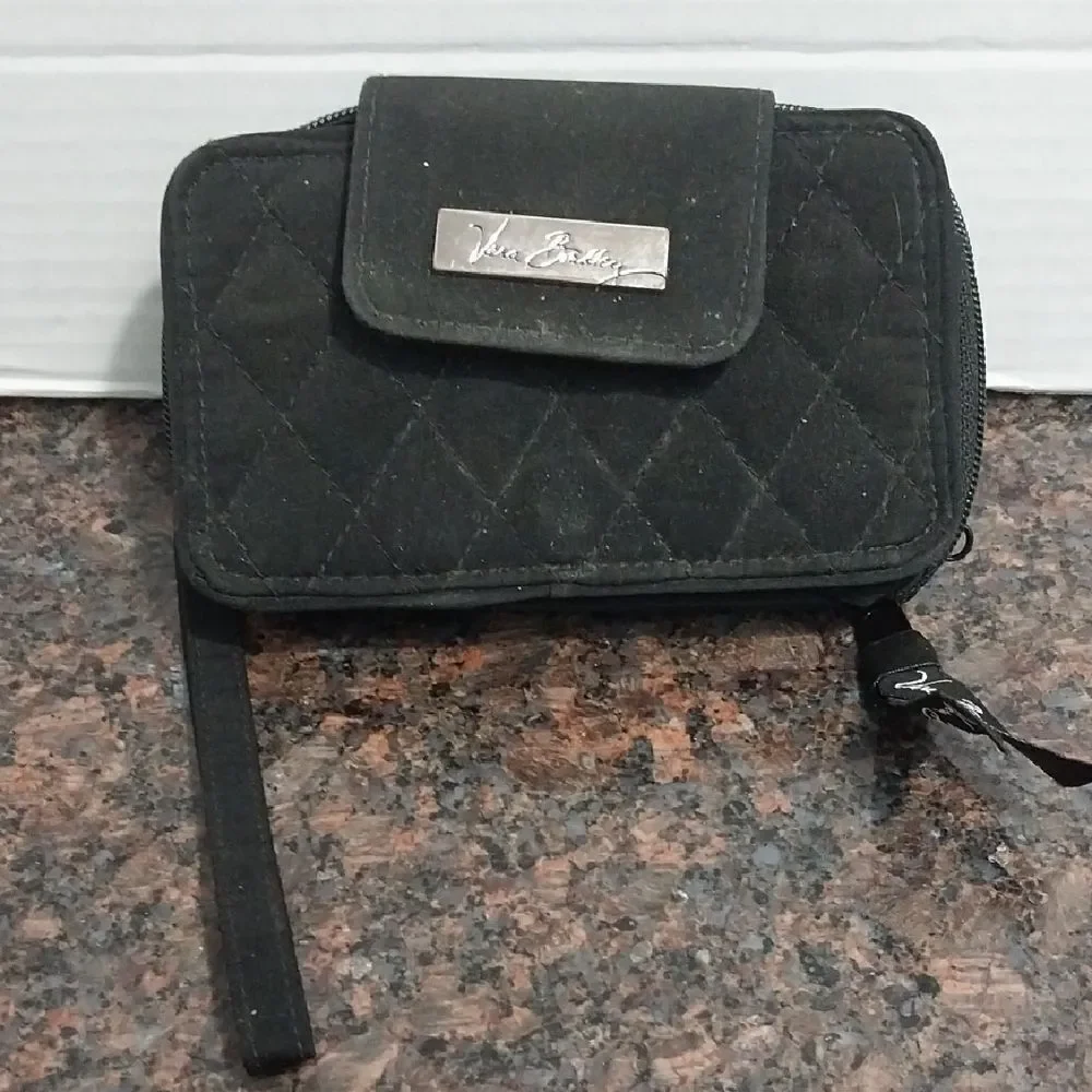 Vera Bradley Black Quilted Wallet